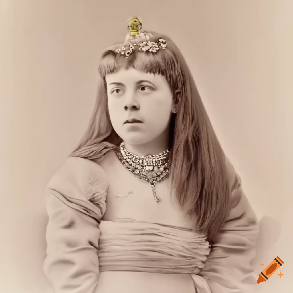 High-resolution 1895 photograph of Princess Bubblegum