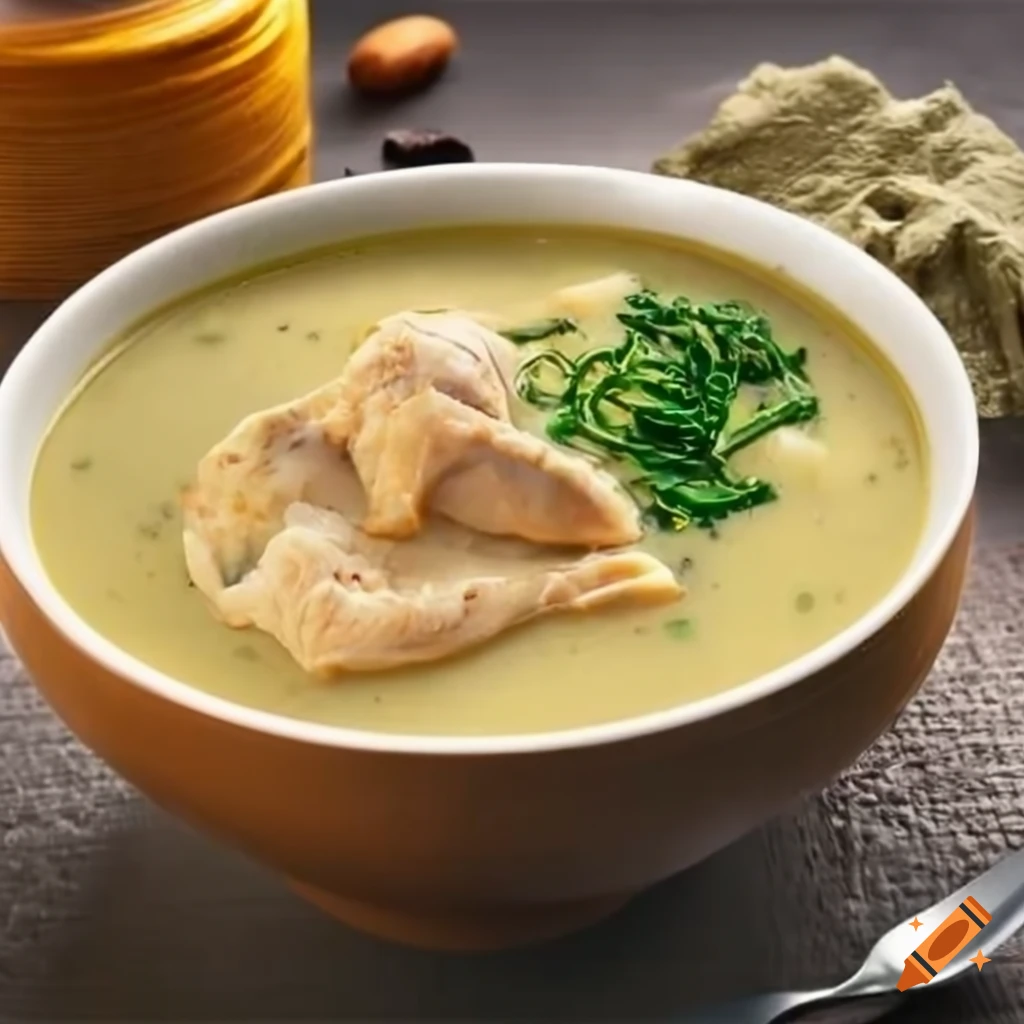 Chicken flavored powdered seagrapes soup mix packaging