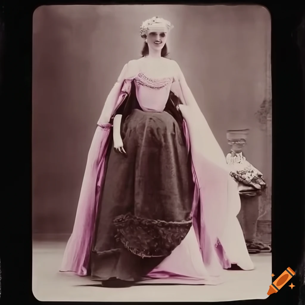 High-resolution 1895 photograph of Princess Bubblegum