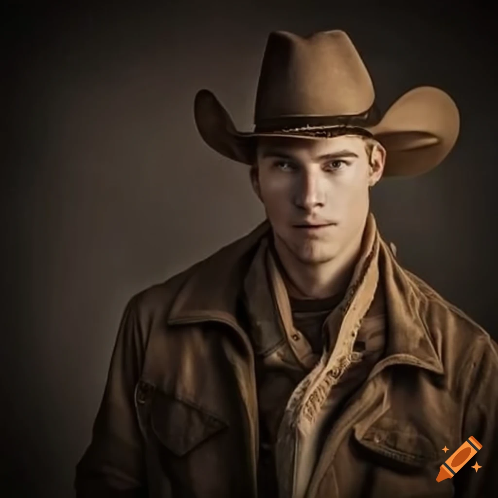Handsome cowboy feeling hopeless