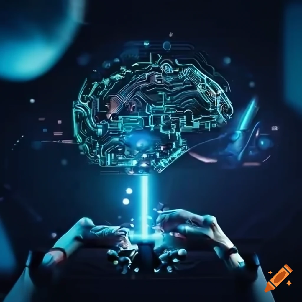 Artificial intelligence concept on Craiyon