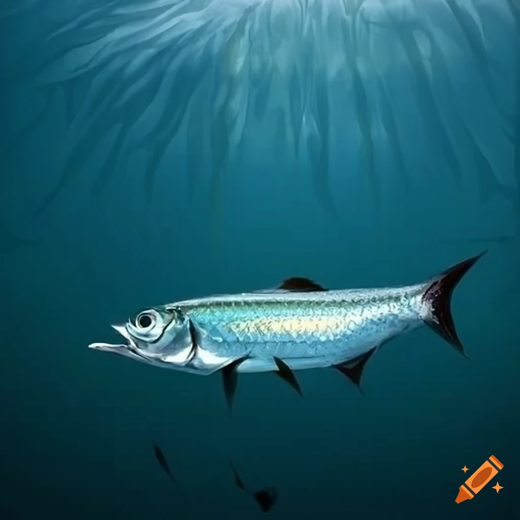 Tarpon fish underwater