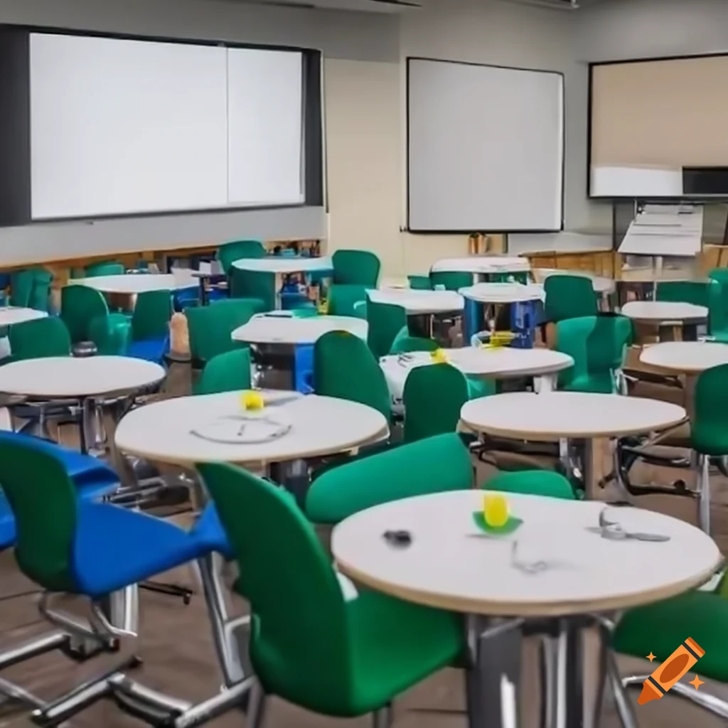 Modern classroom for hospitality industry training