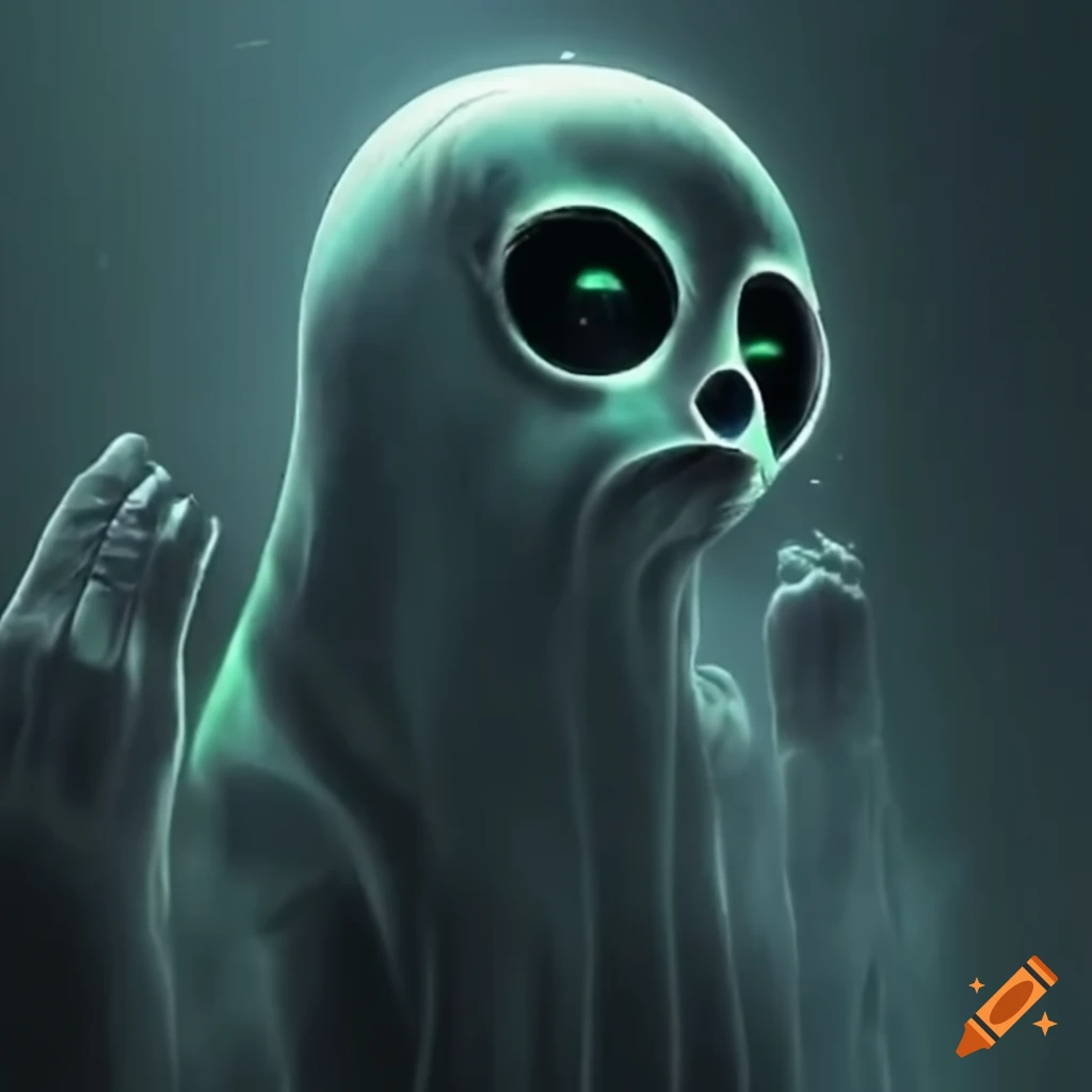 Ethereal entity made of code lines drifting between computer systems