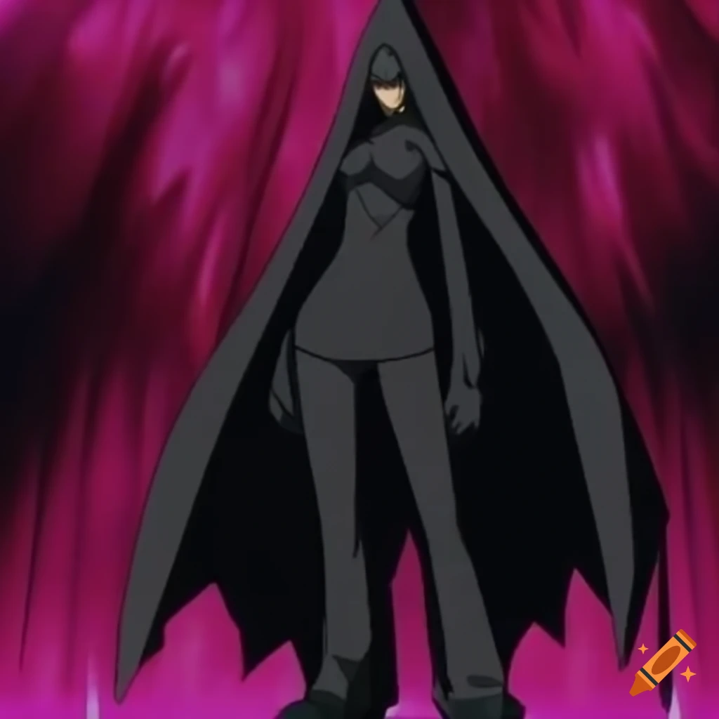 Shiny 3D black diamond in anime style from the 2000s