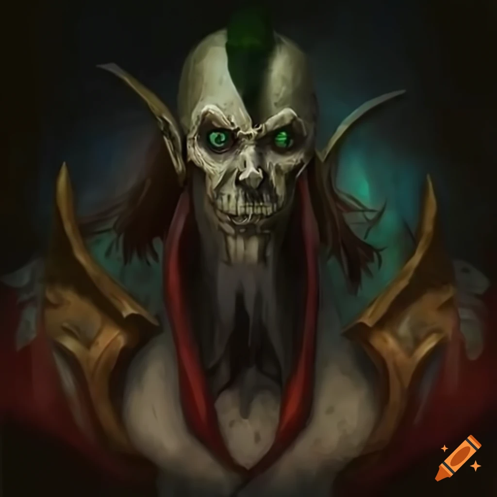Undead leader with a single shoe, detailed design