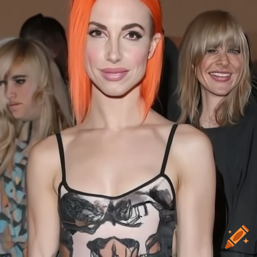 Face merge of Hayley Williams and Whitney Cummings