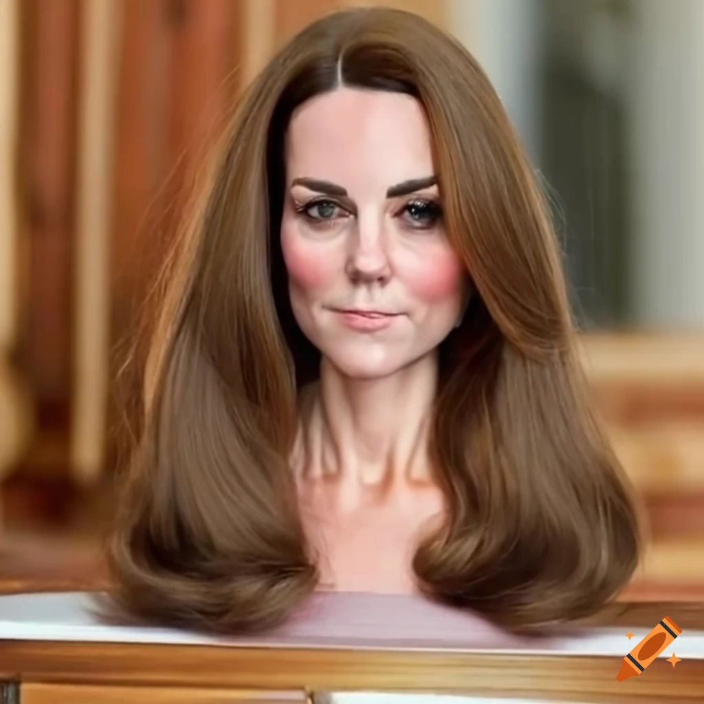 Styling head with very long hair displayed on a table
