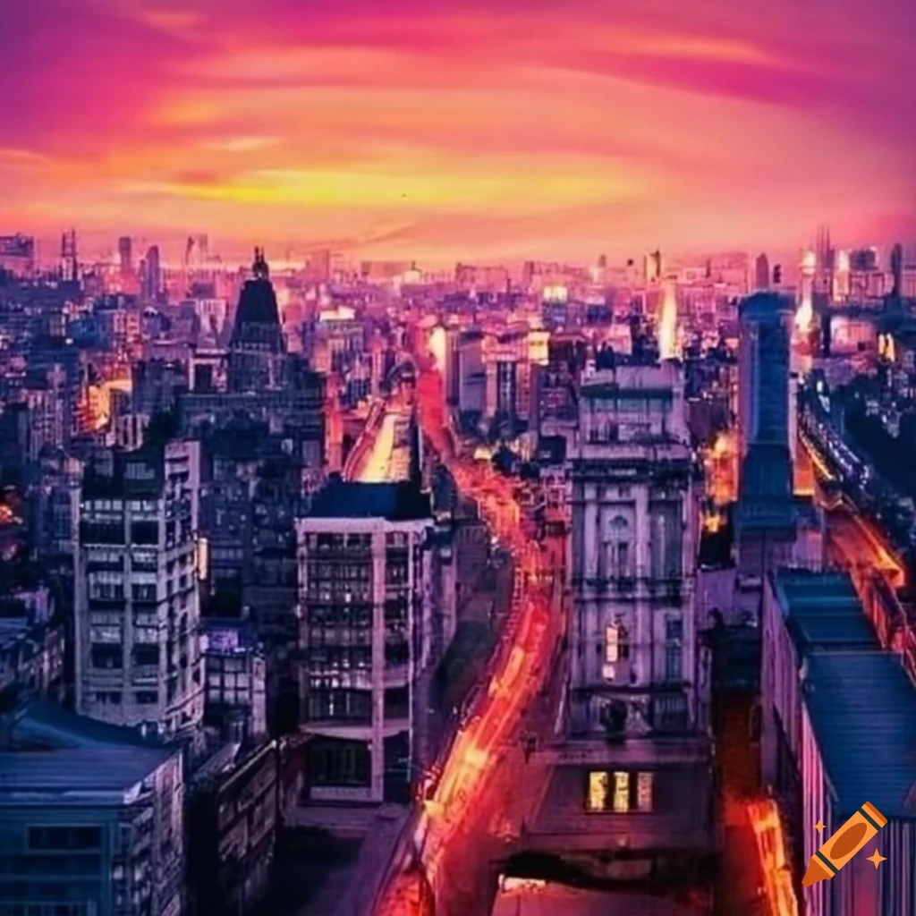 Capital of Platirna, a big modern city with Buenos Aires style