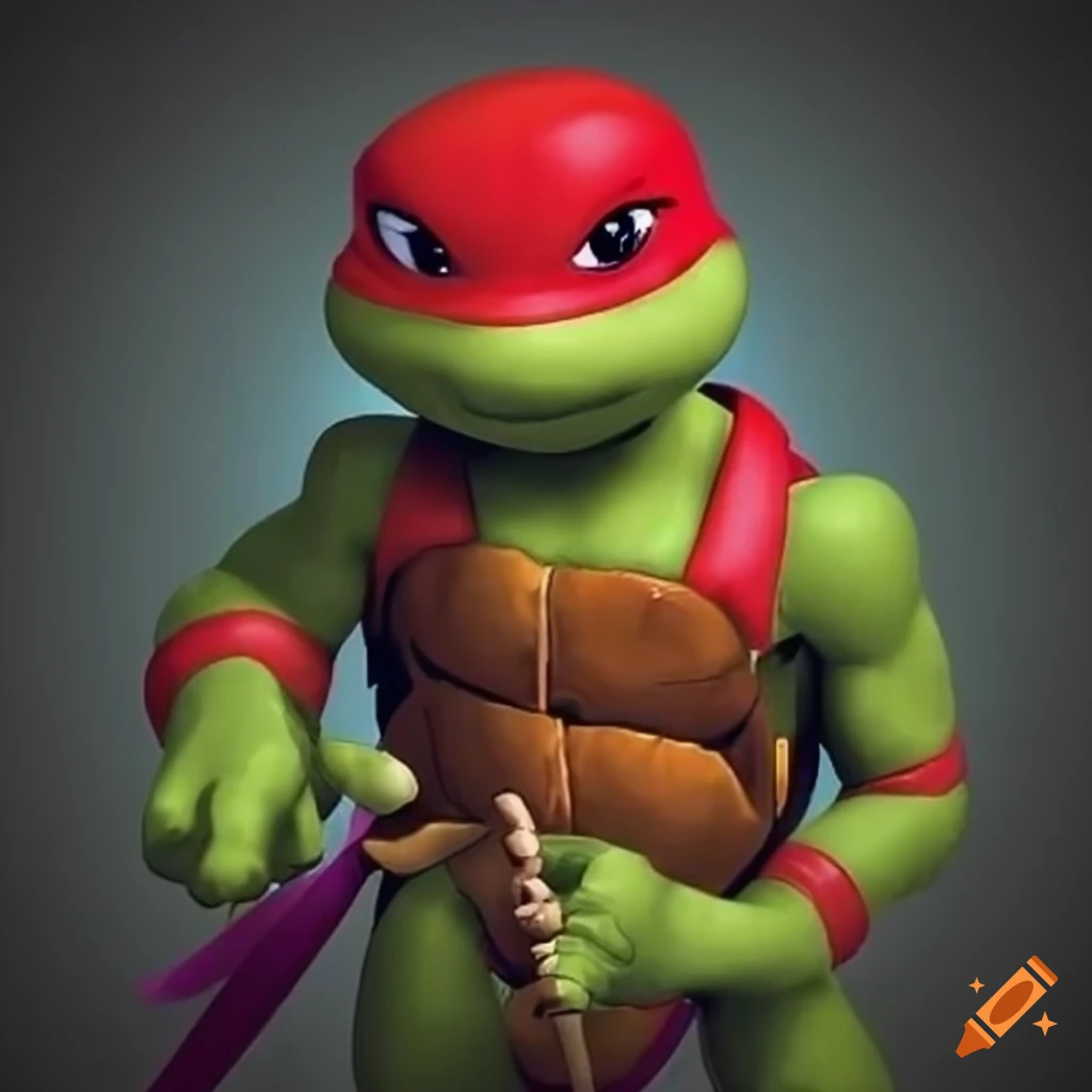 Red ninja turtle