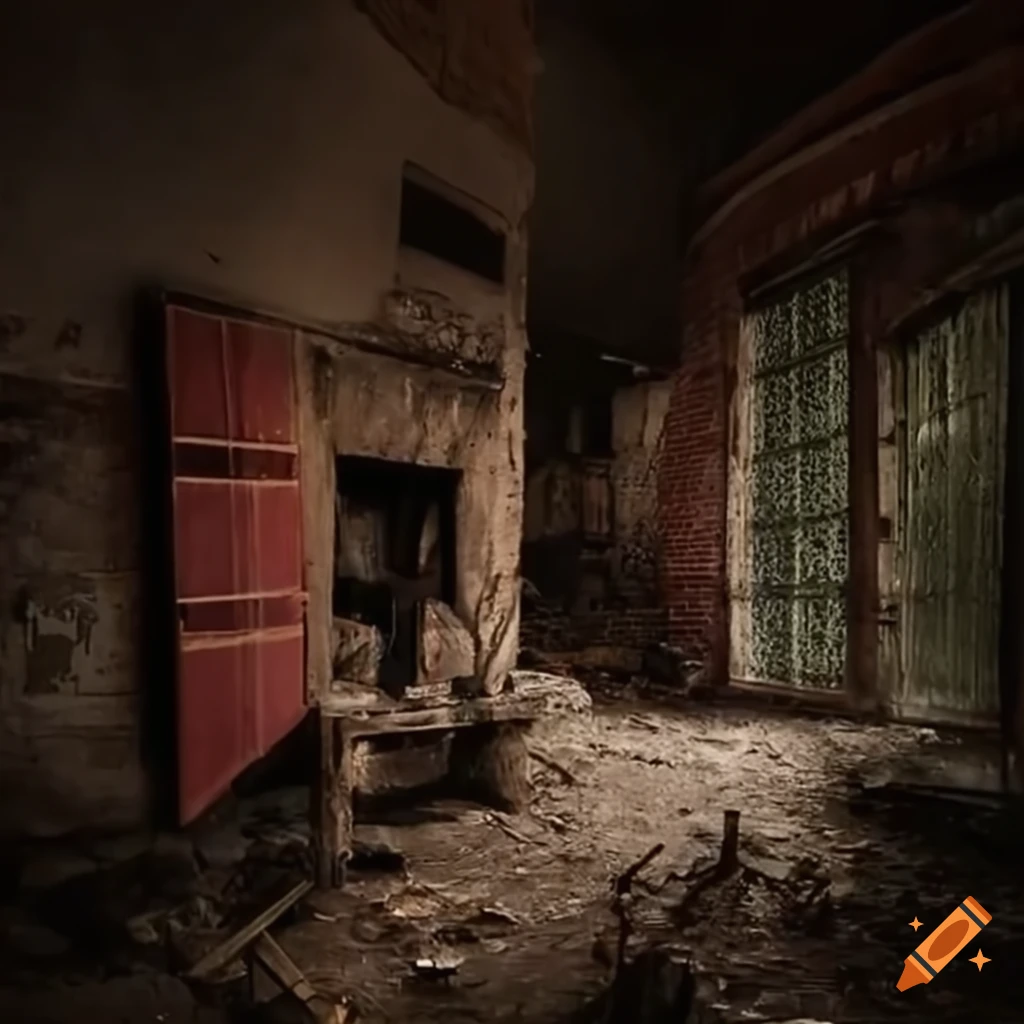 Old, abandoned, and moldy house