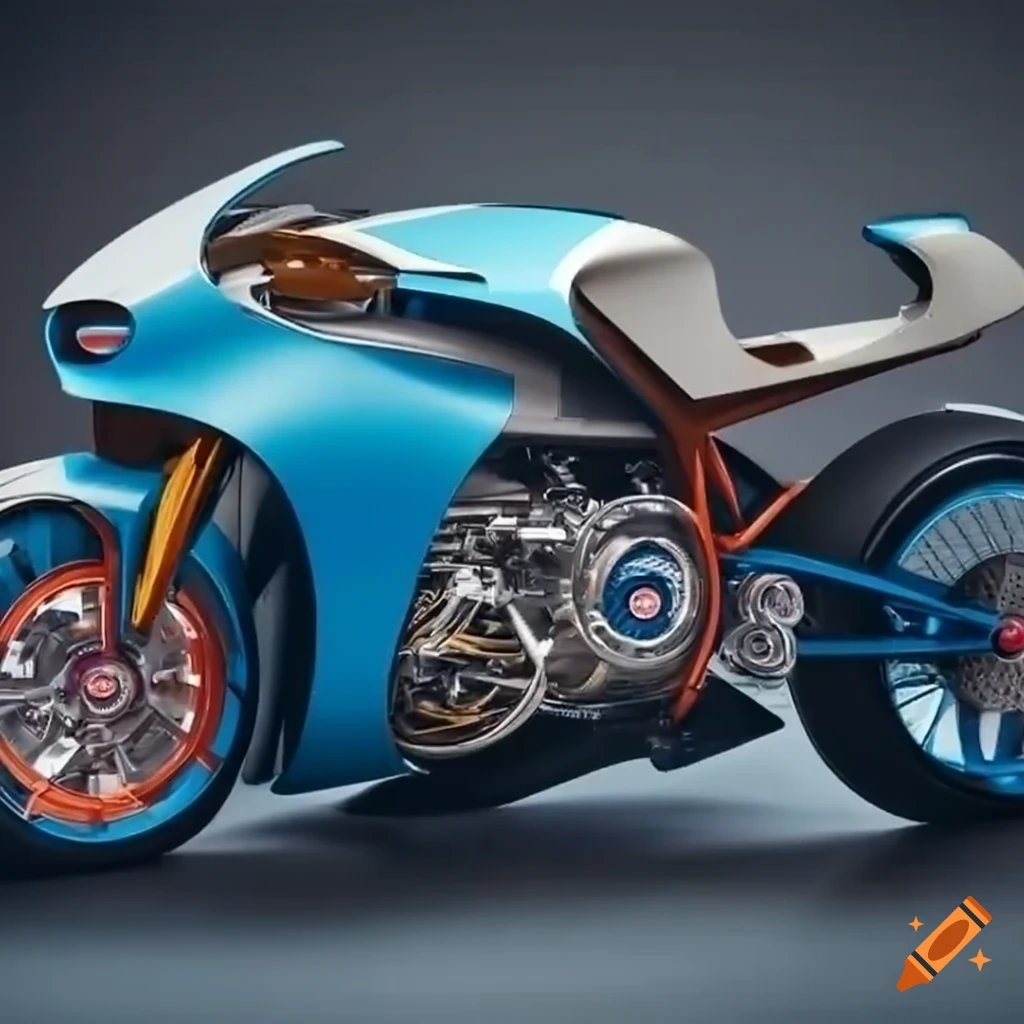 2025 bugatti tourbillon motobike on Craiyon