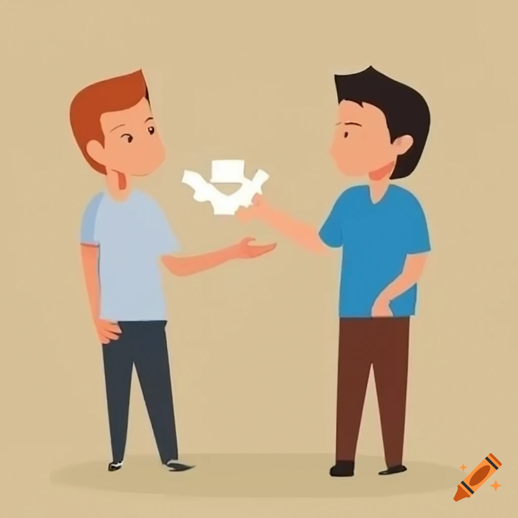 Person providing different perspectives to another person