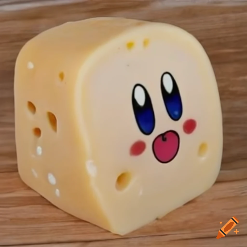 Kirby cheese character