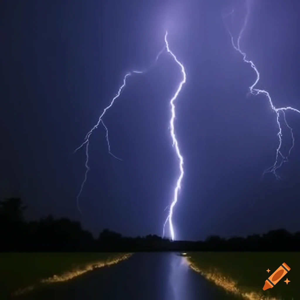 Powerful thunderstorm