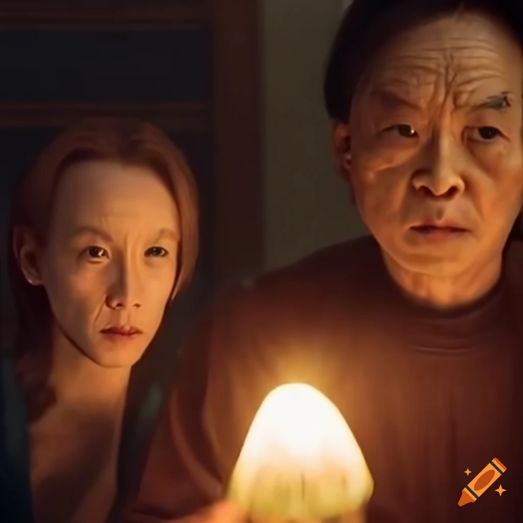 Dramatic lighting scene from James Wan's masterpiece film The Conjuring