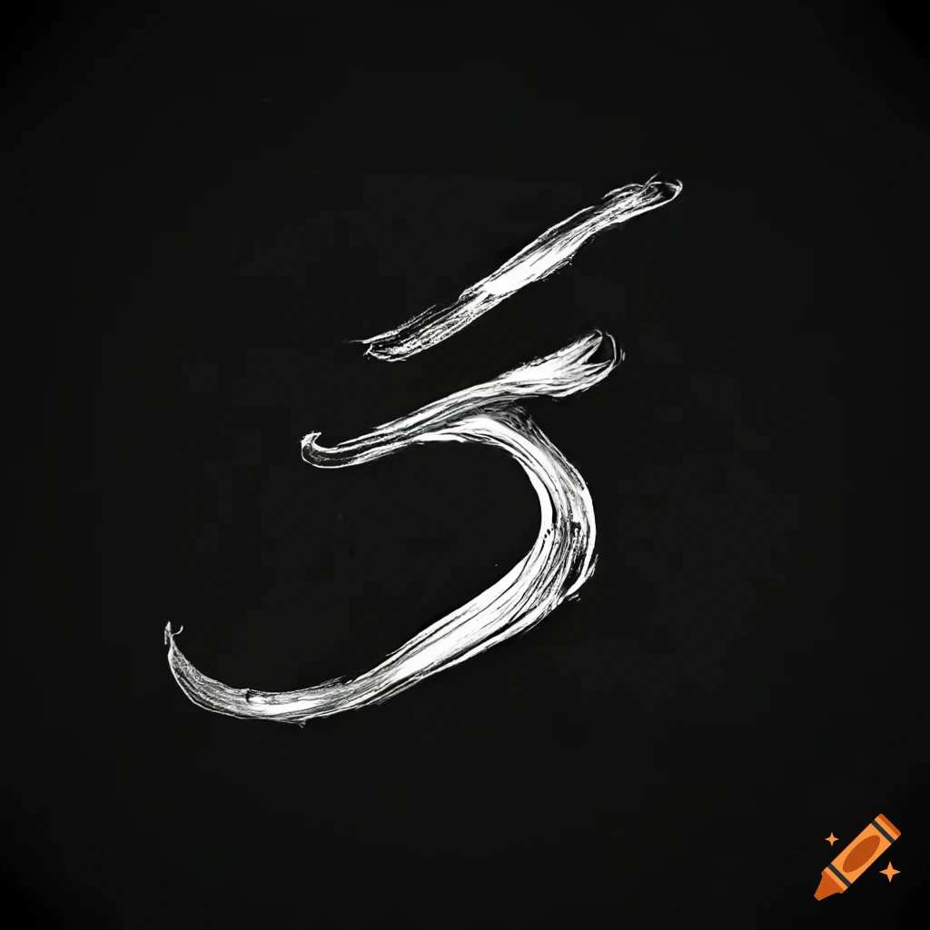 Gentle Tamil handwriting in monochrome with big letters