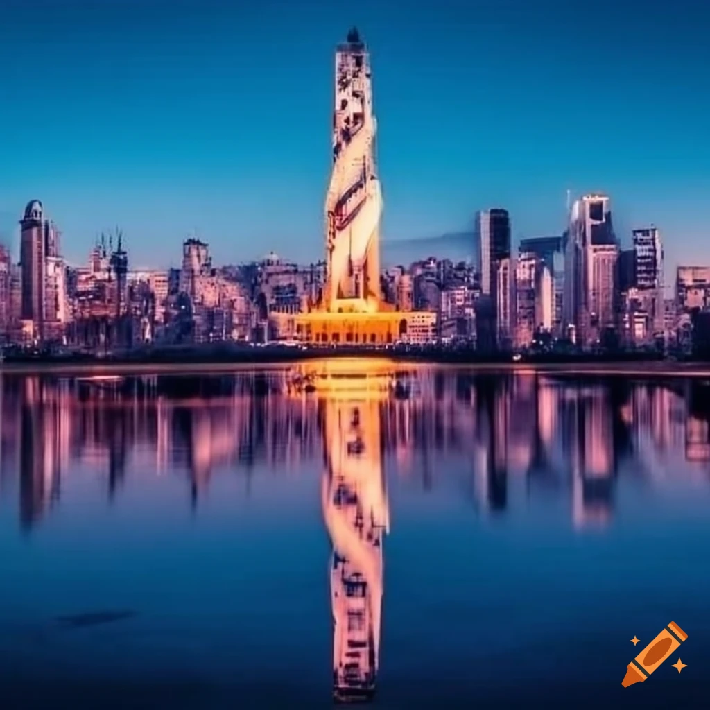Capital of Platirna resembling a big modern city with Buenos Aires style