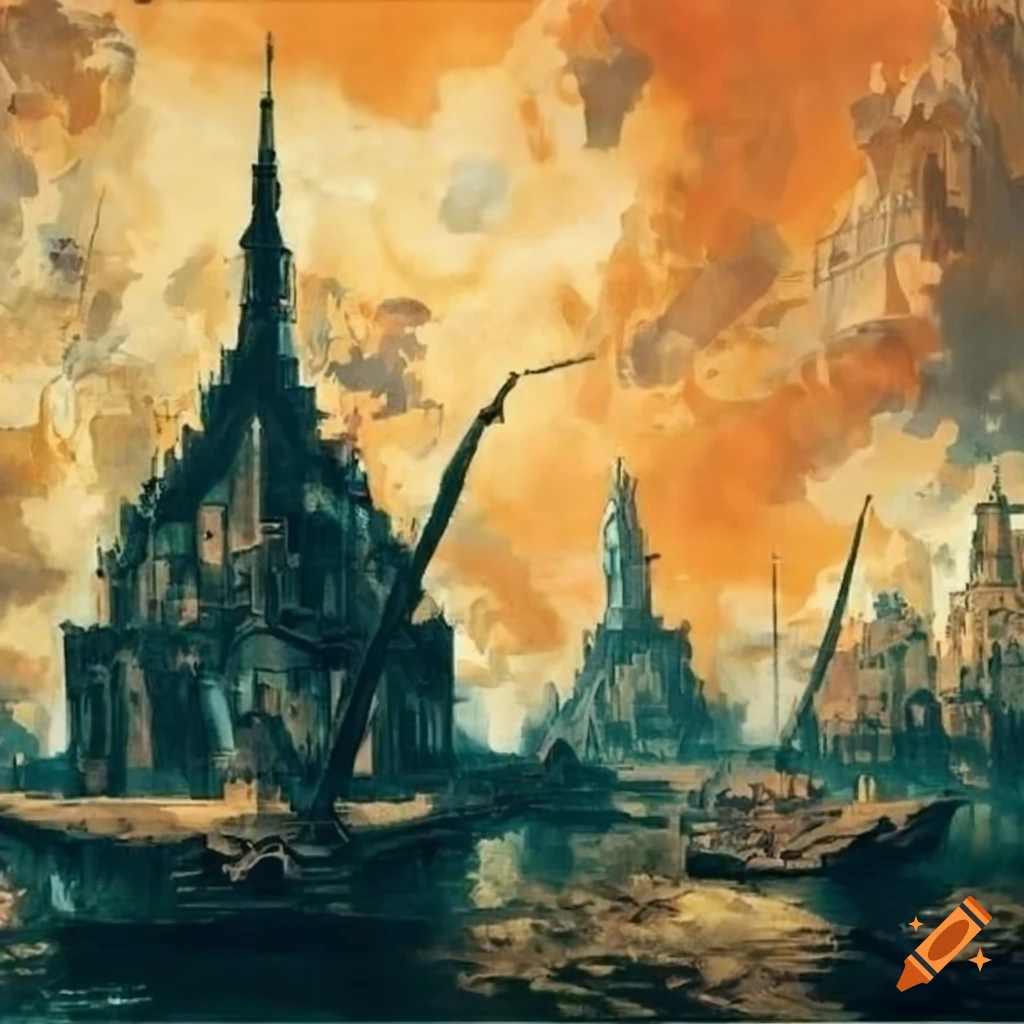 Pays-Bas by Piranesi in color
