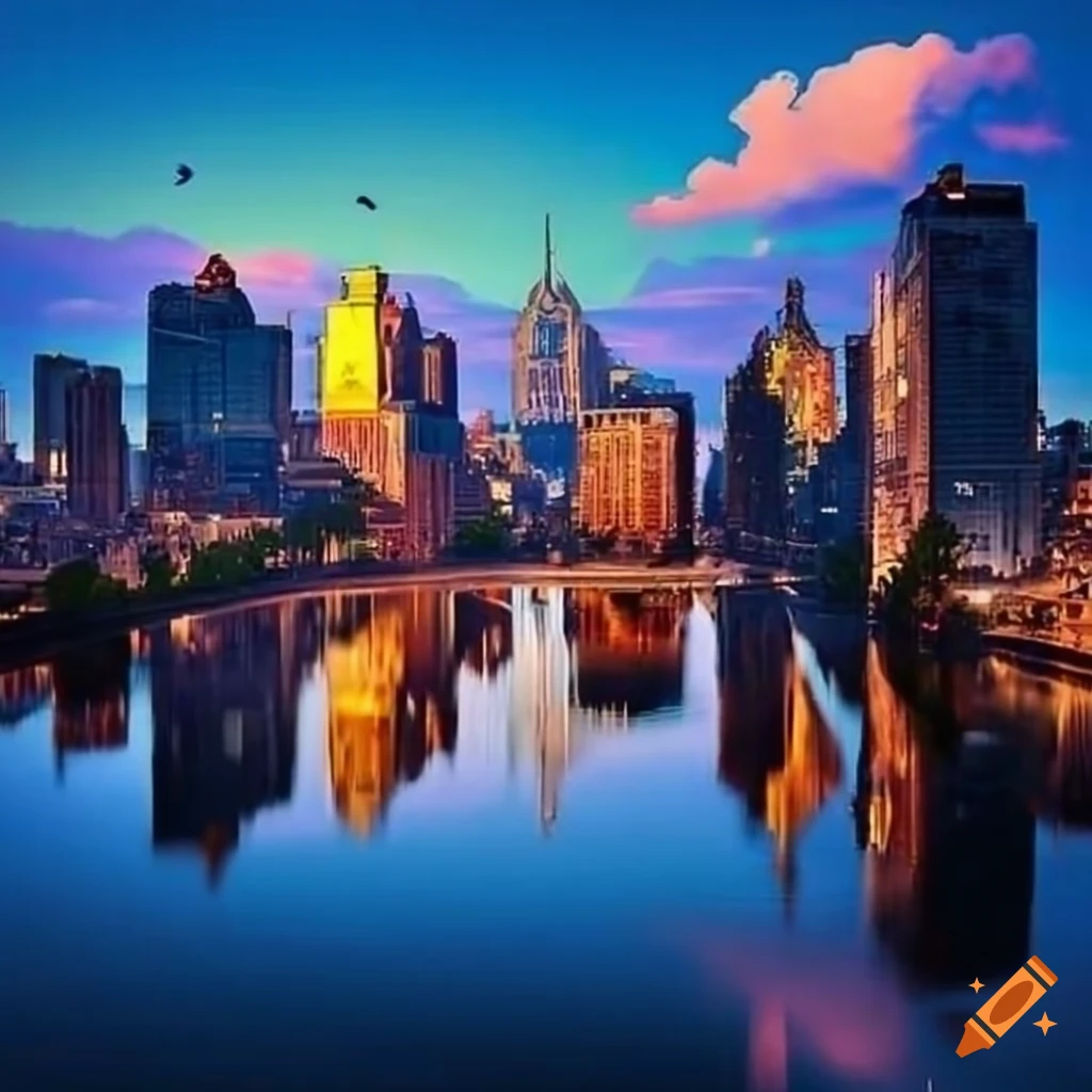 Capital of Platirna cityscape with modern architecture