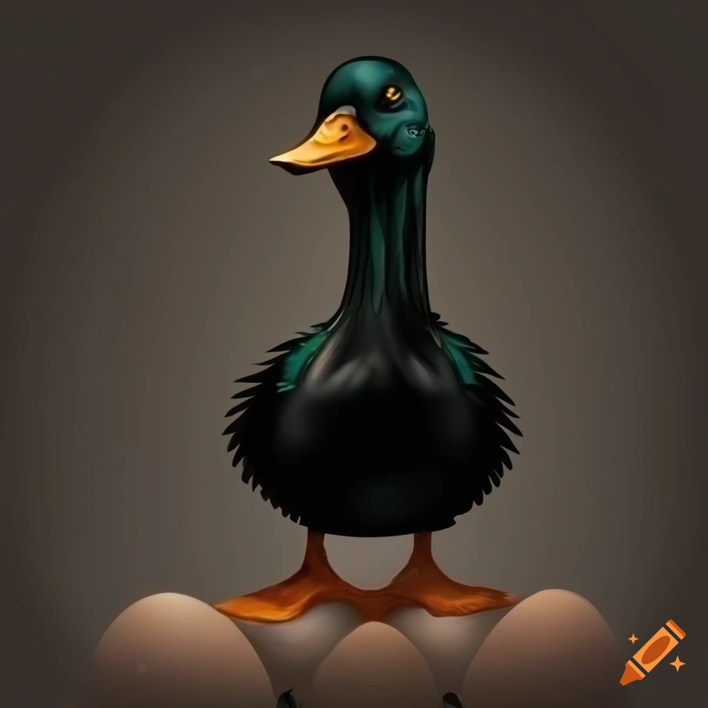 Label for One Dozen Eggs with Dark Wing Duck superhero design