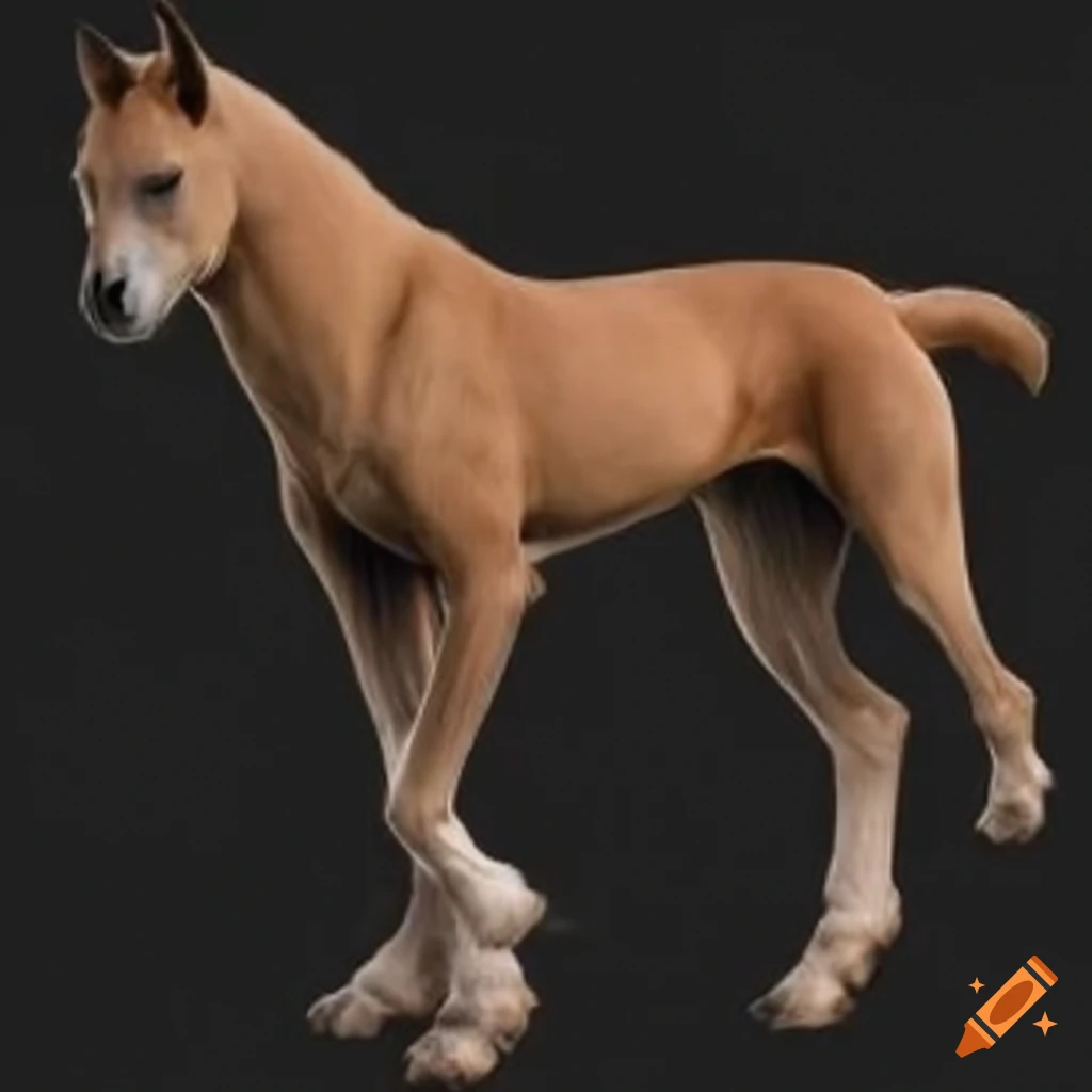 Dog horse hybrid creature