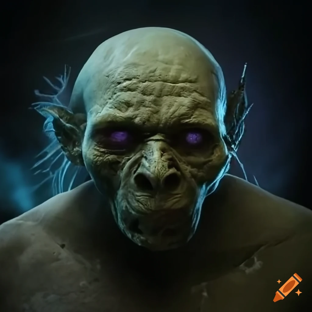 Undead tomb guardian with mummified appearance and empty eyes