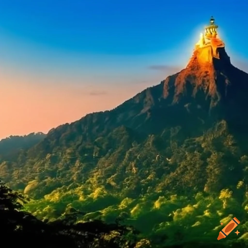 Iconic Hindu pilgrimage site with revered mountain Arunachala