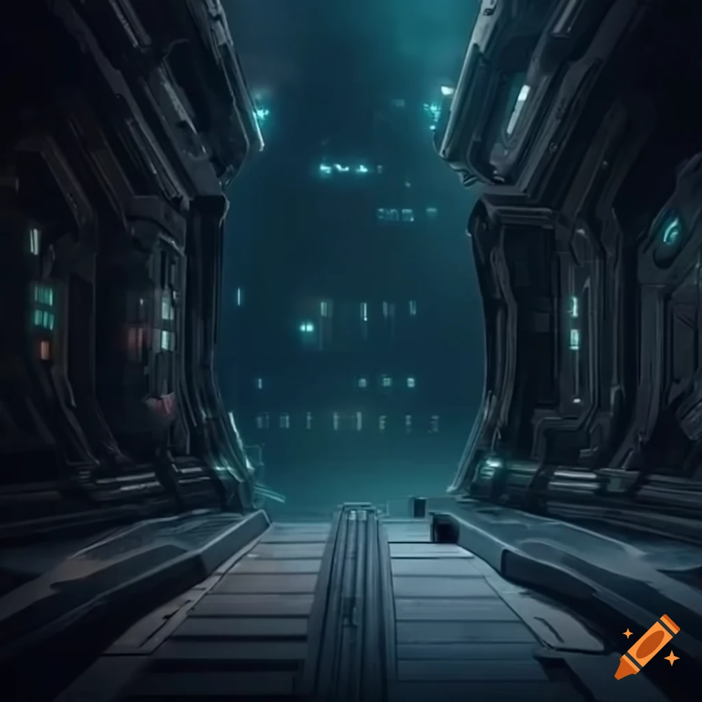 Sci-fi background for streaming