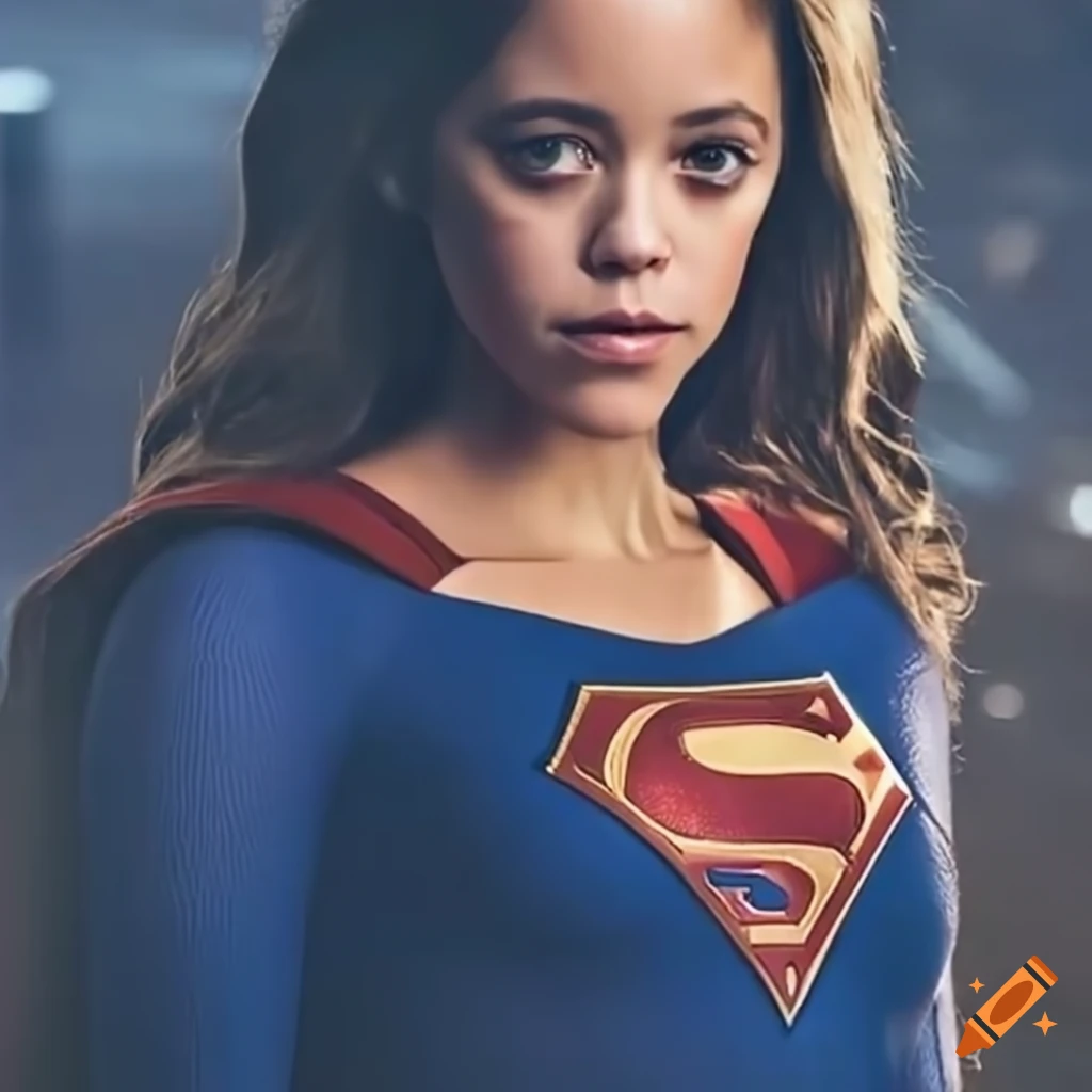Jenna Ortega portraying Supergirl
