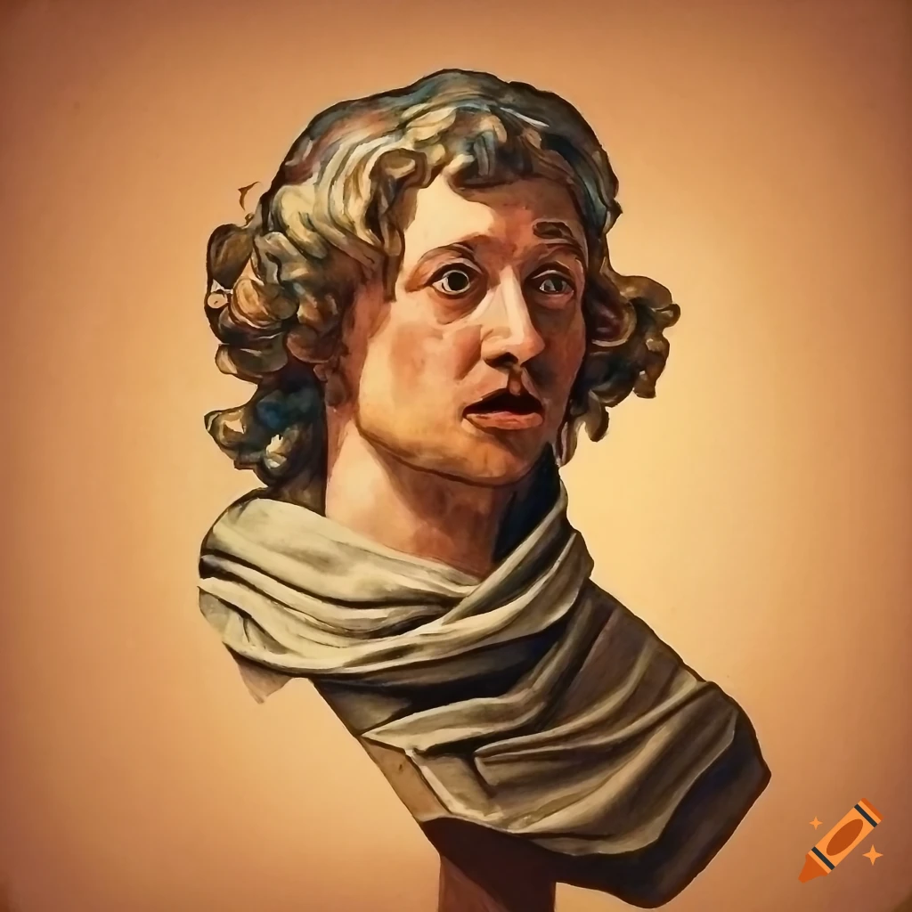 Stunning oil painting in graphic novel travel poster style inspired by various artists
