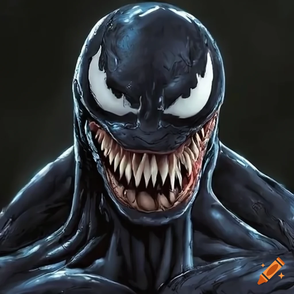 Iconic supervillain Venom in stunning detail