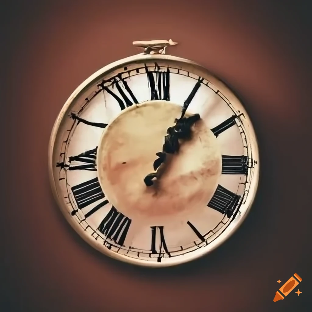 Clock on Craiyon