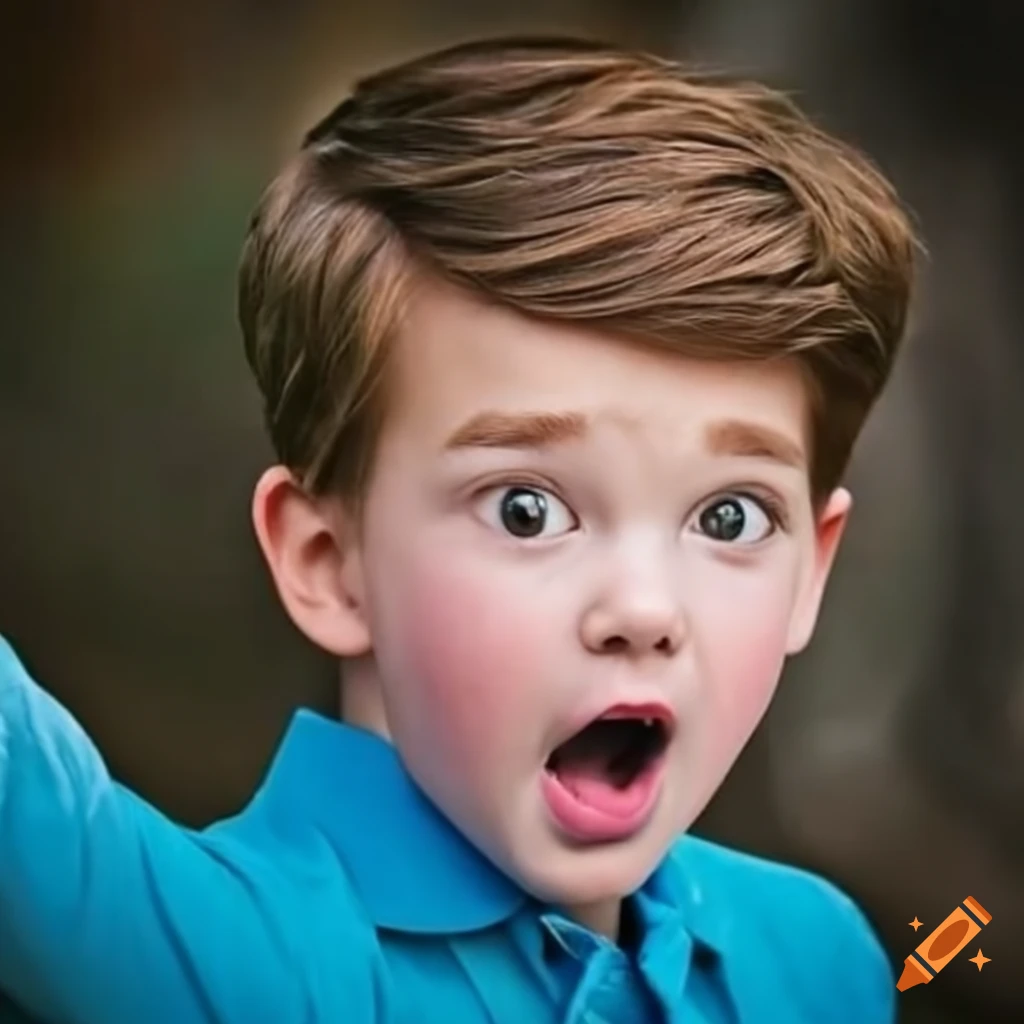 Surprised posh boy