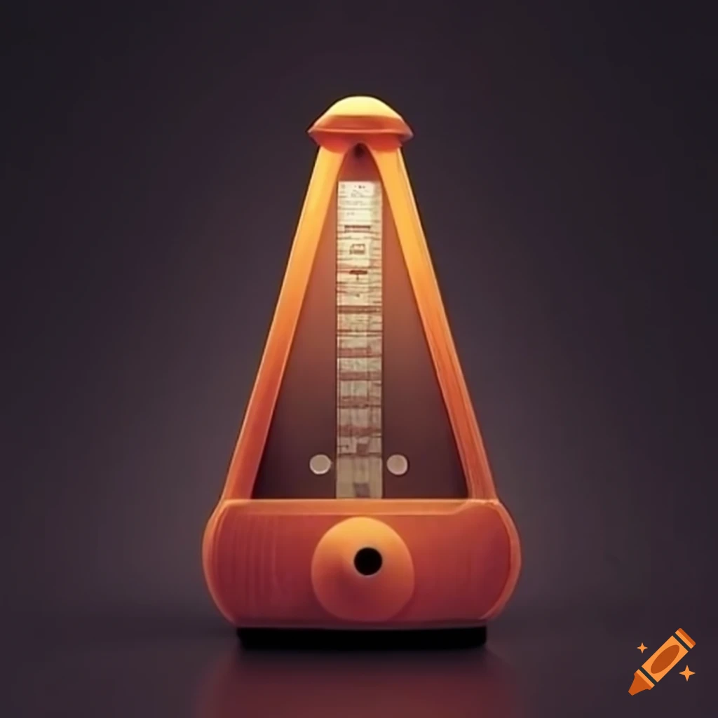 Practice with a metronome for timing and rhythm on Craiyon