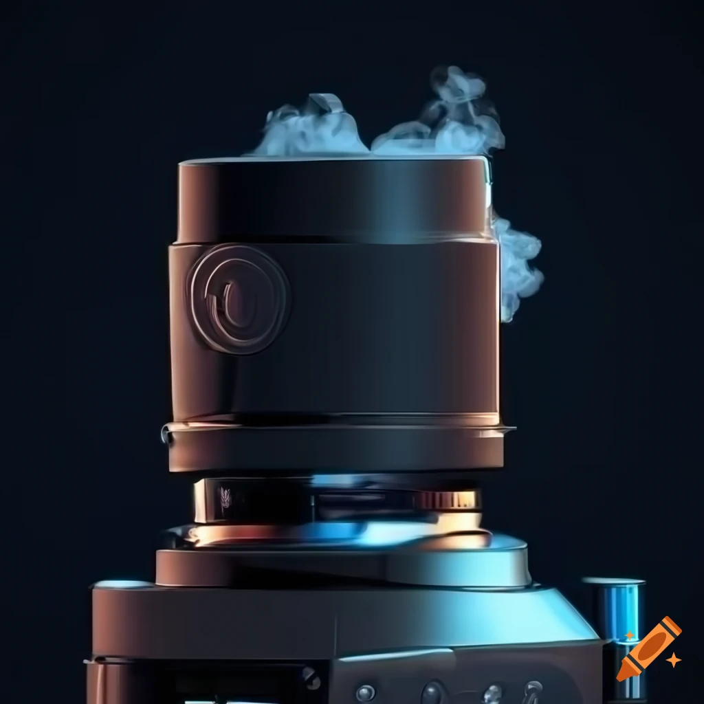 Professional vape mechanic maintaining a vaping device with an elegant background