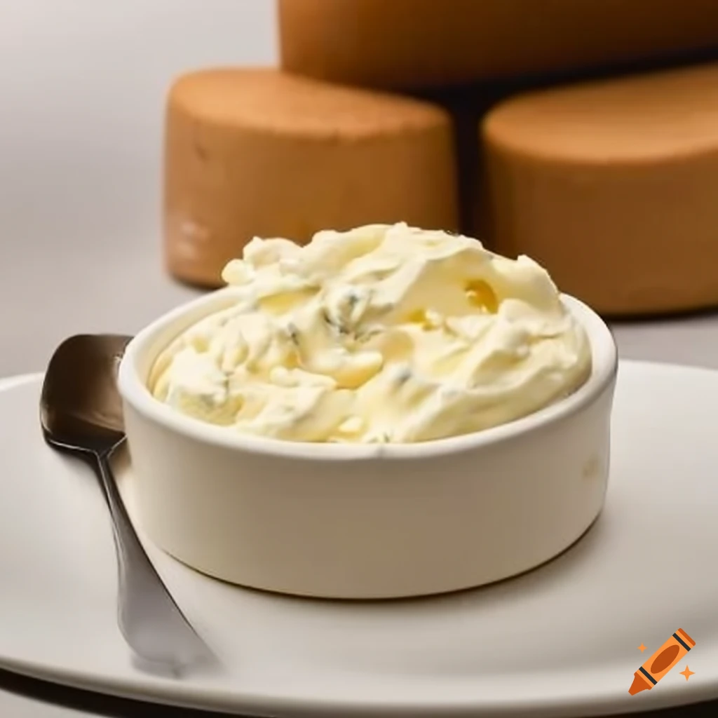 Spread of cream cheese