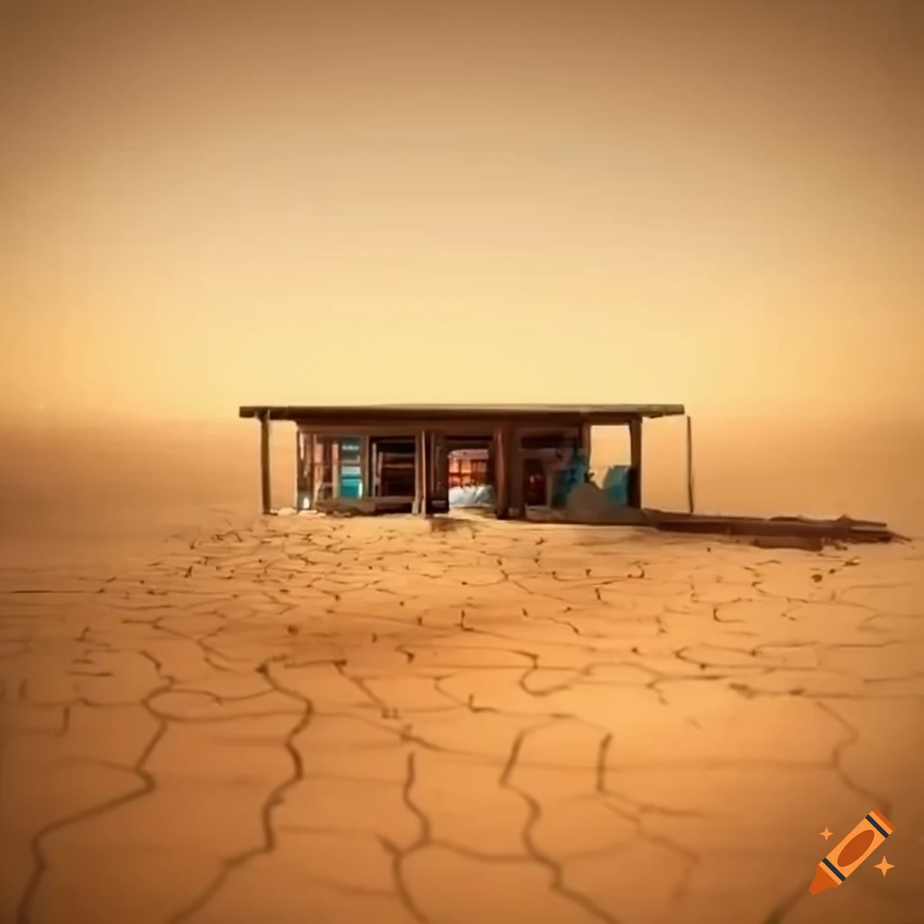 Supermarket in a barren wasteland