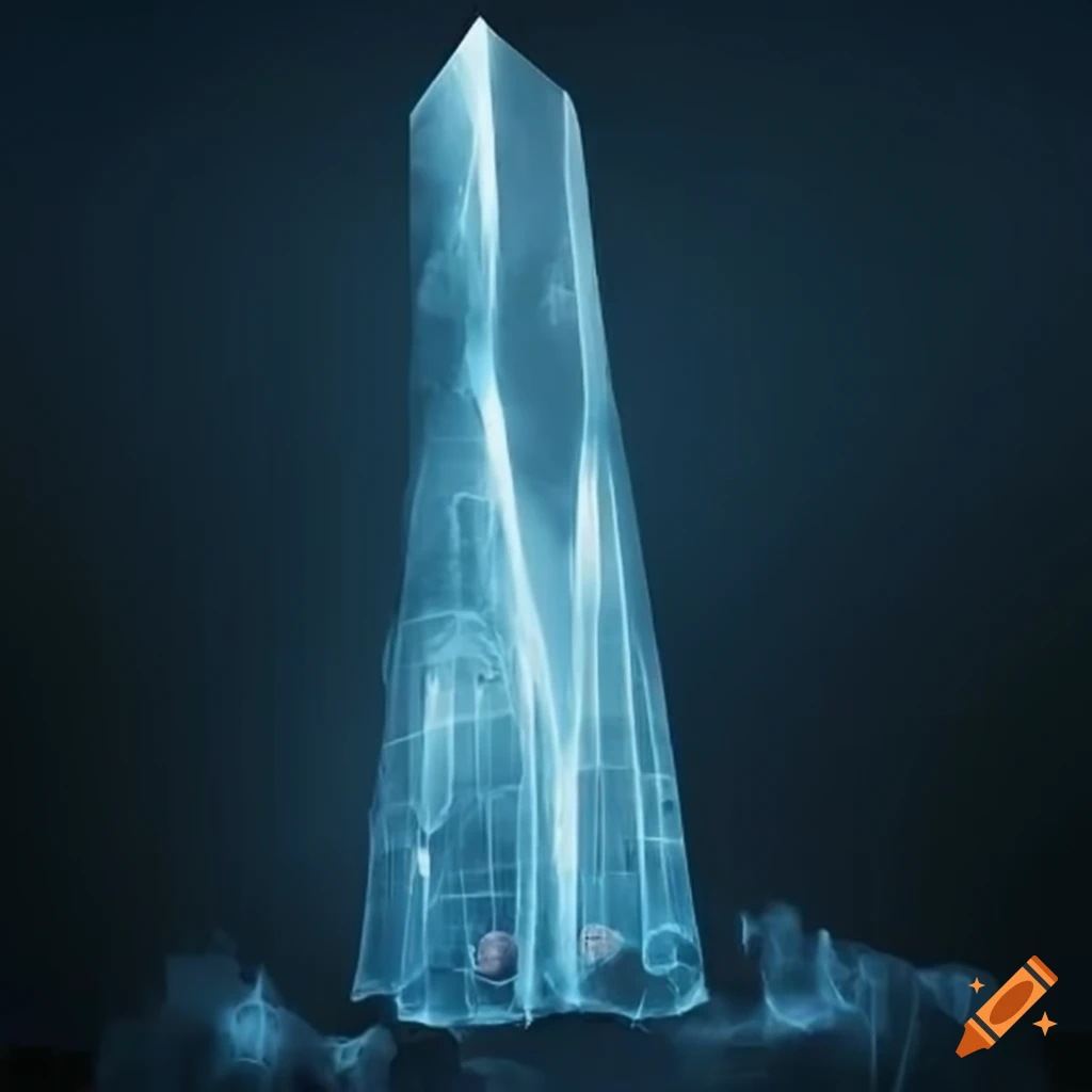 X-ray view of monolith skyscraper