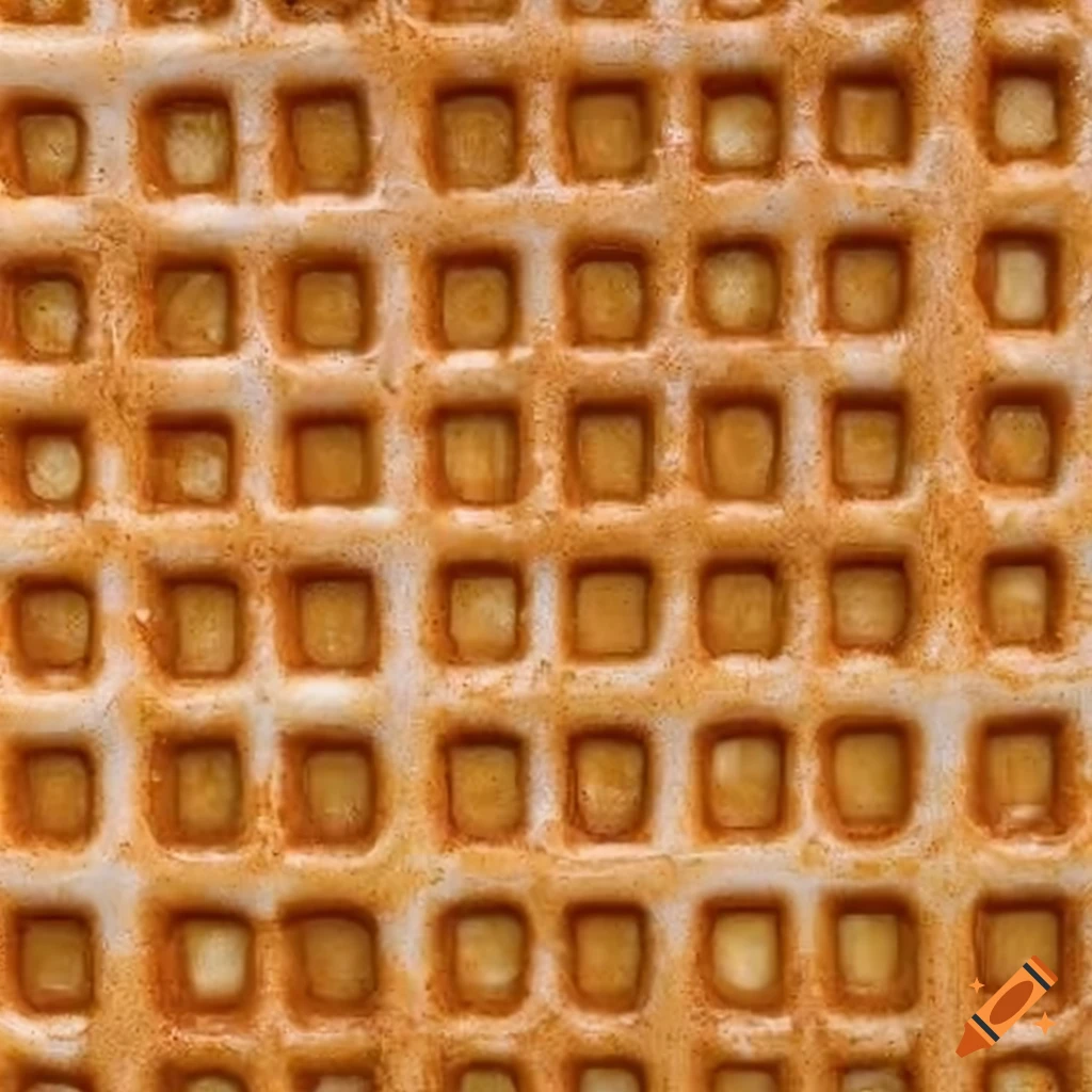 Orange waffle texture background from the 2000s on Craiyon