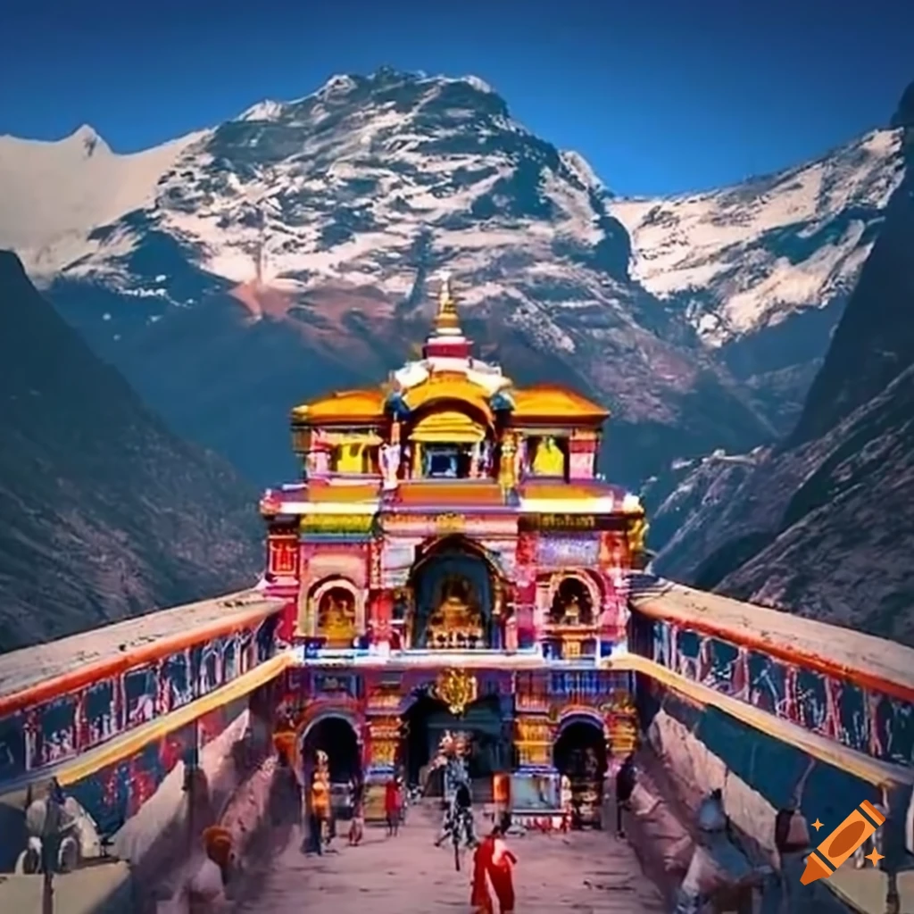 People on a pilgrimage to Badrinath Dham