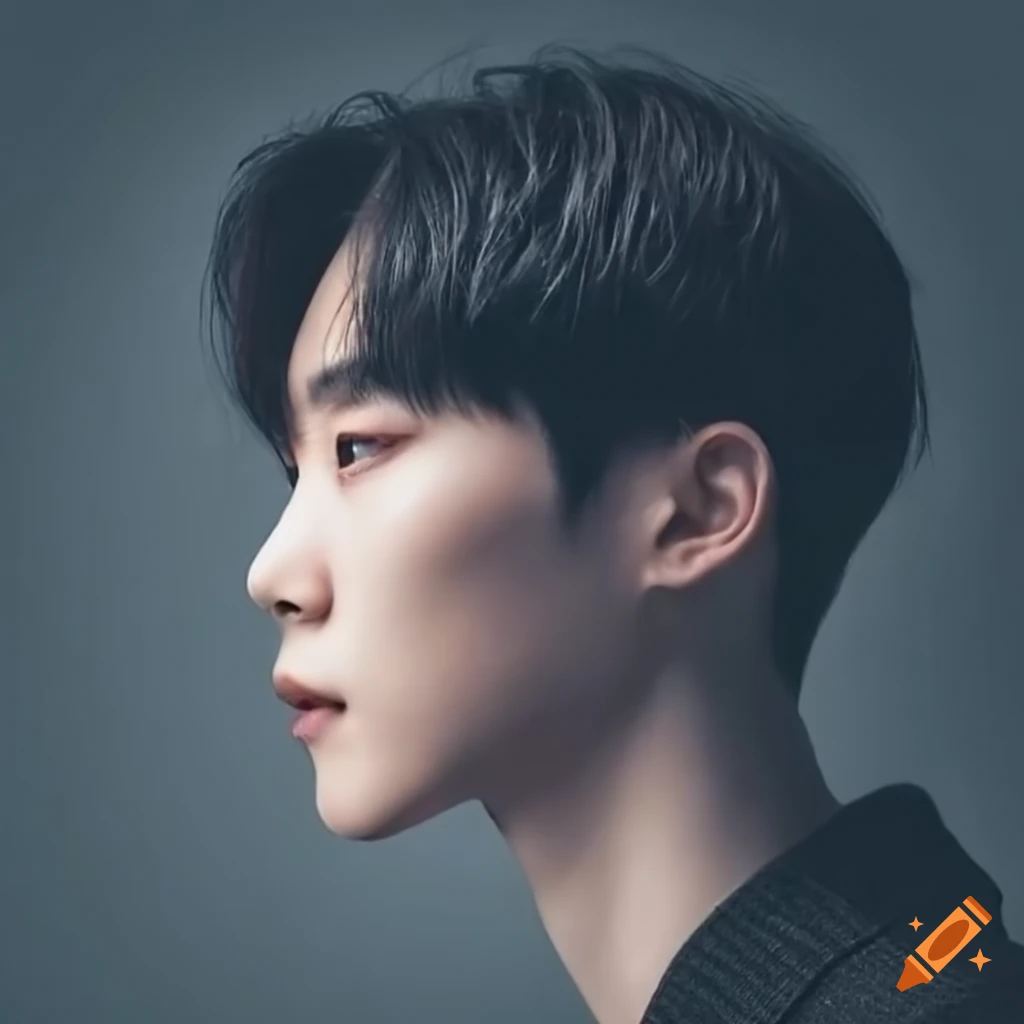 Korean guy with a stylish look