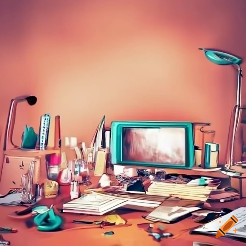 Messy desk