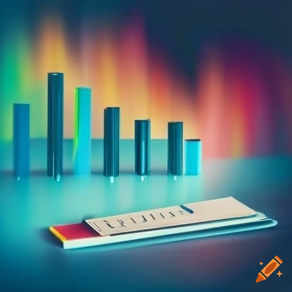 Daily planner with bar graphs and charts