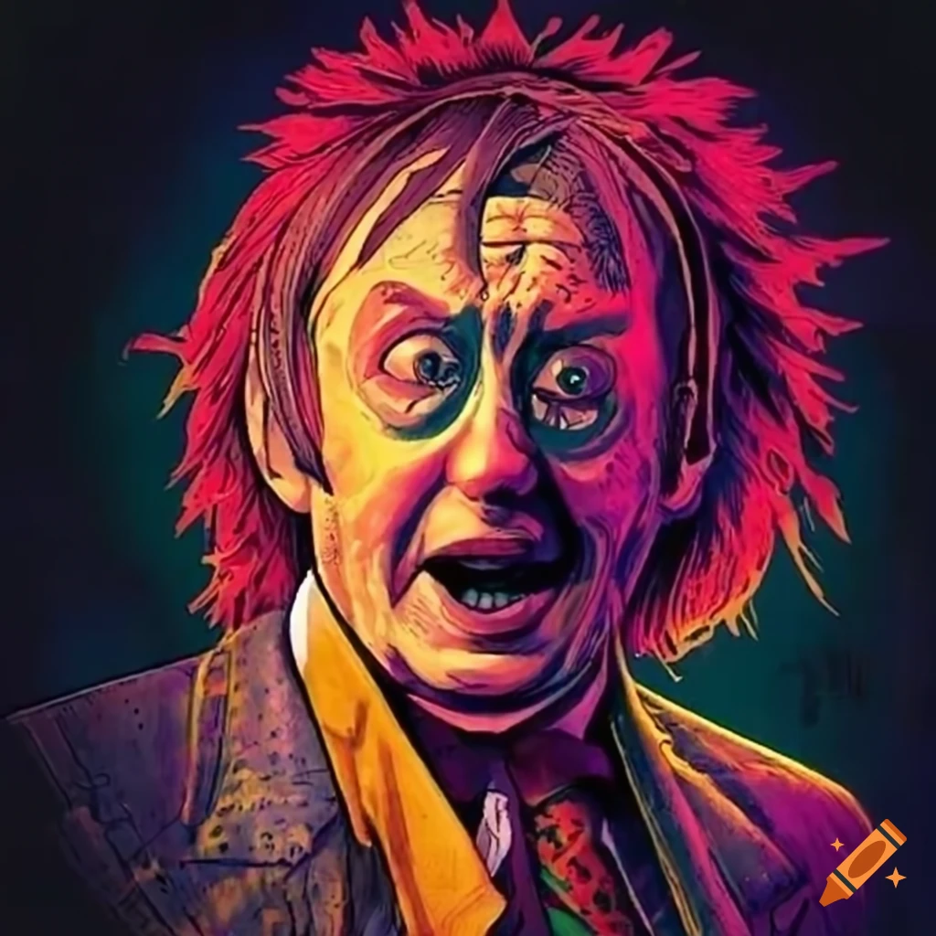 Superorganism by Alan Aldridge and Heinz Edelmann, featuring Bob Mortimer as Doctor Who