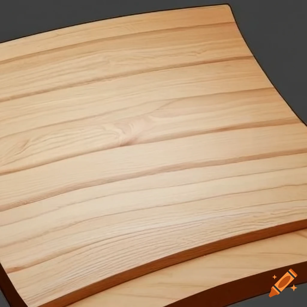 Curved cross laminated timber board