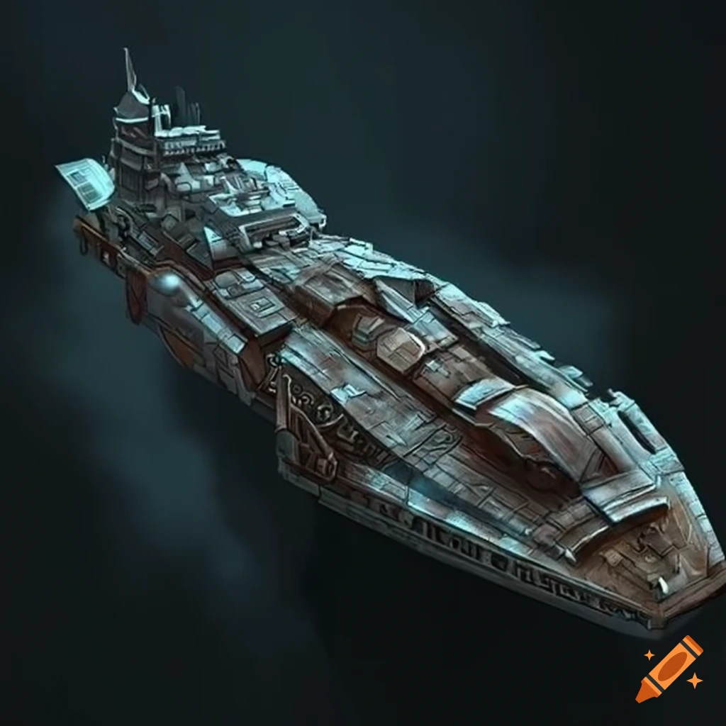 Dwarven cruiser-class warship design