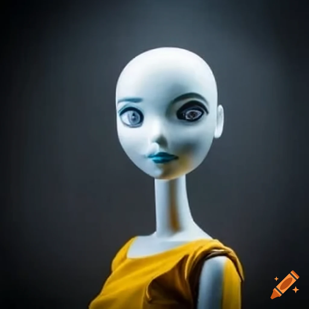 Tim Burton-style mannequin