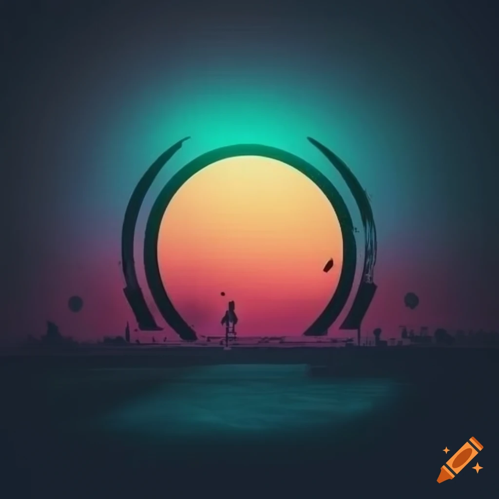 Tomorrowland logo in simple 2D art for a jersey design
