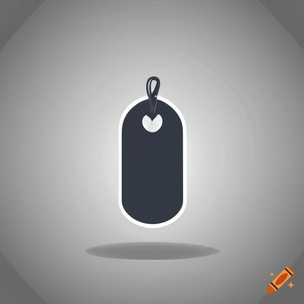 Label on a string icon